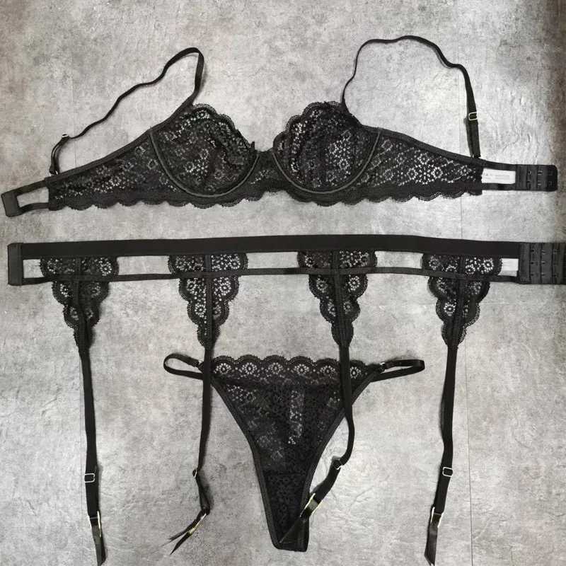 Wriufred Thin section with steel ring bra briefs set ladies underwear set red women lingerie panties suitXJ241205