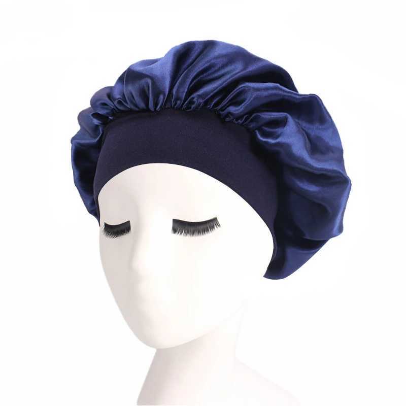 Unisex Head Wr Elastic Band C For Brimmed Night Hat Bath C Extra Large Satin Silky Bonnet Sleep with Premium Elastic BandXJ241205