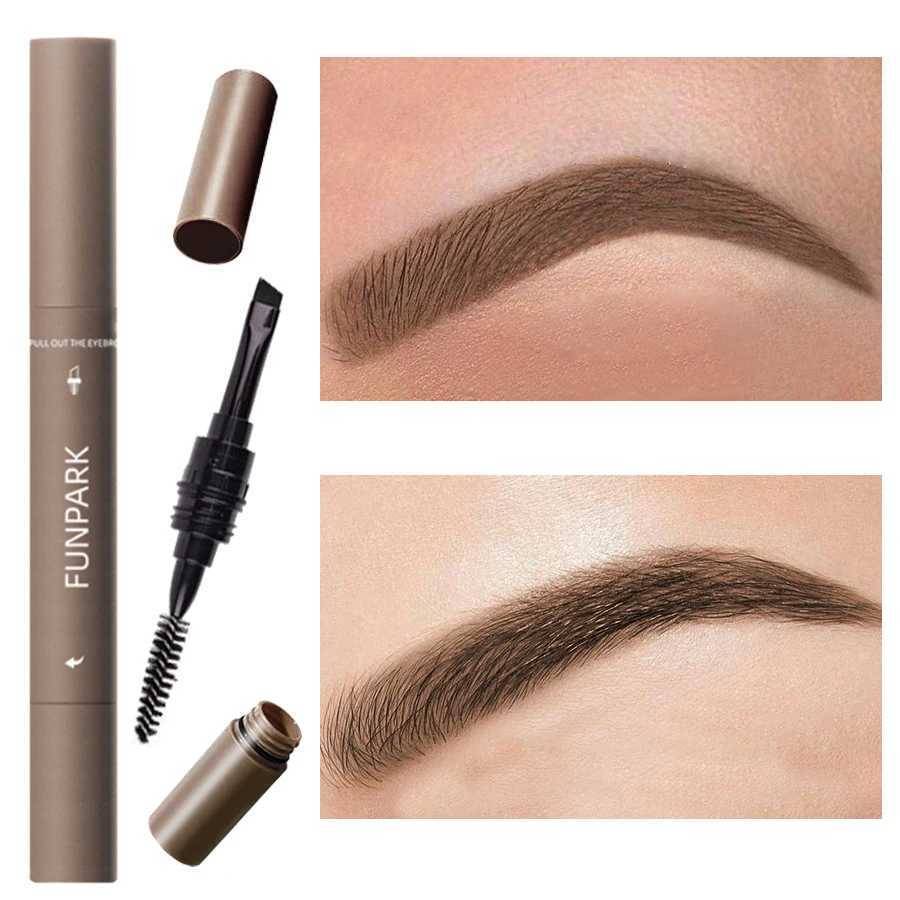 2 inch eyeliner professional female cosmetics waterproof eyeliner durable brown eyeliner Korean makeup W241205