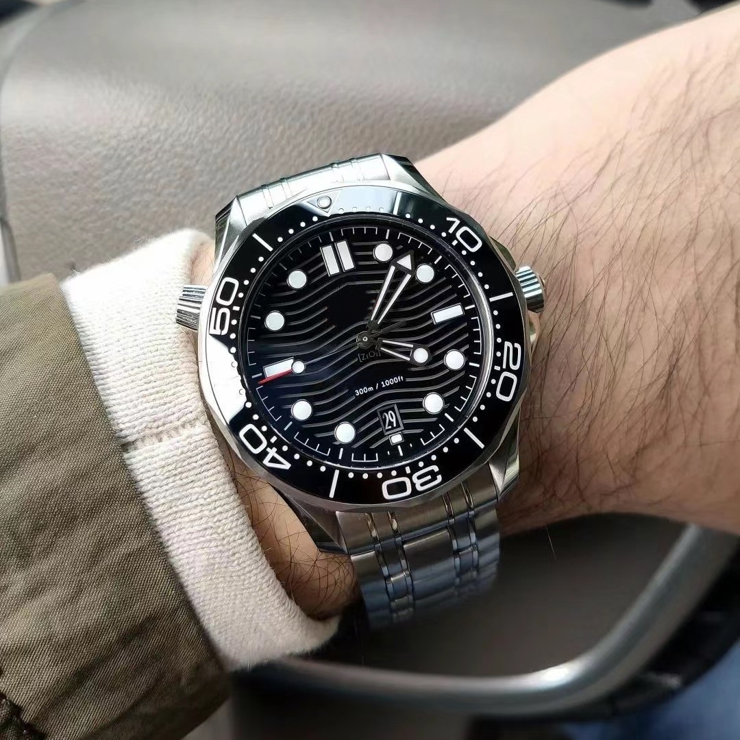 Watch Ceramic Bezel NTTD 42mm Men Orologio Sapphire Mens Watches Limited Automatic Movement Mechanical Montre de luxe Watch Nato Haima300M diving Wristwatches