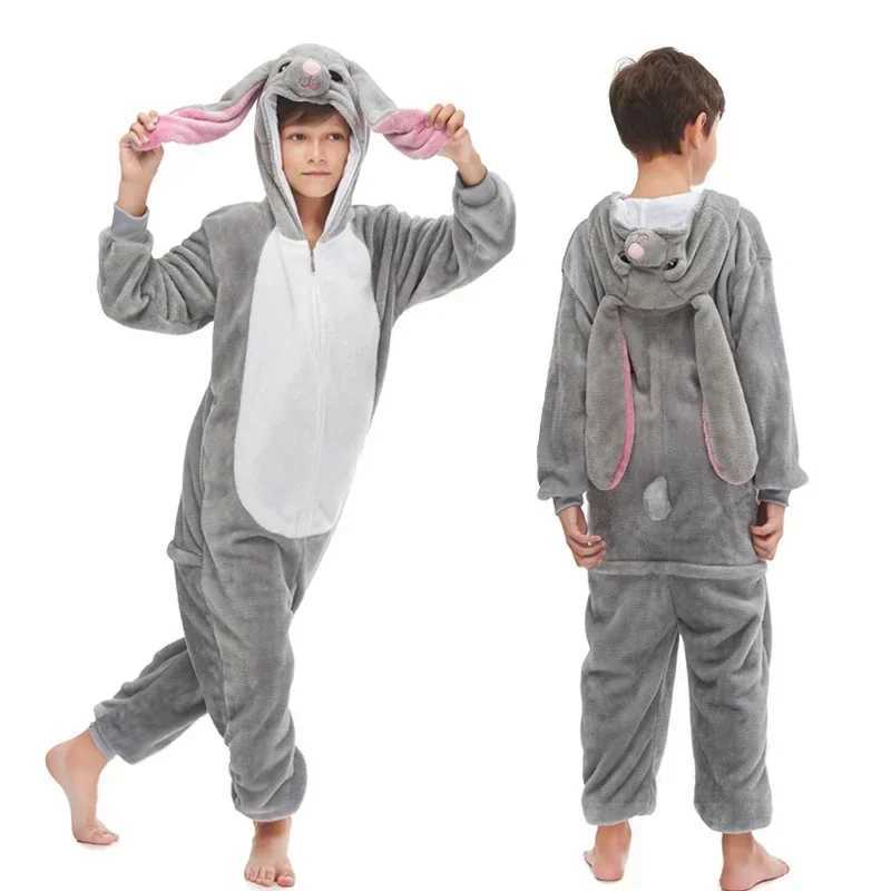 Pajamas Halloween Dinosaur Animal Cartoon Hooded Jumpsuits Kids Onesie Kigurumi Pijama Panda Sleepwear Adult Onesie Boy Onesies H241205