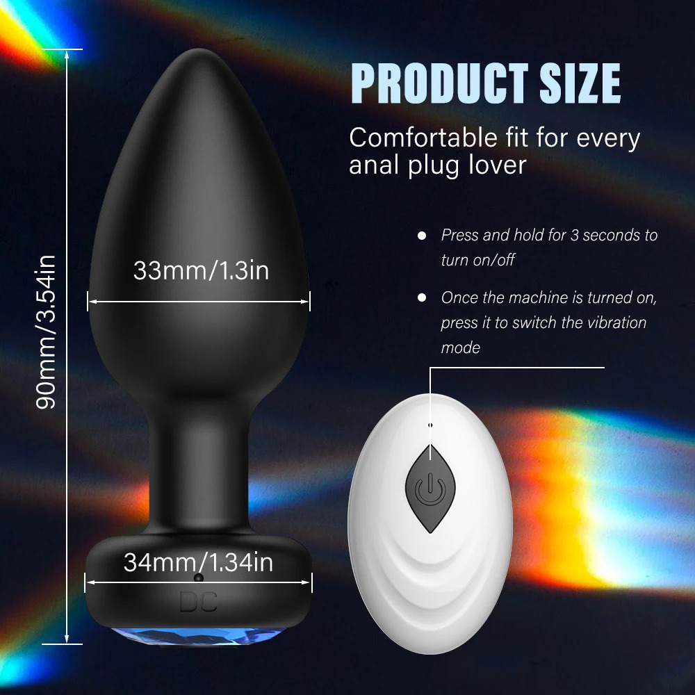 Wireless Remote Control Anal Vibrator Butt Plug Men Prostate Massager Female Masturbator Adult Sex Toys for Women Men Gay 241205