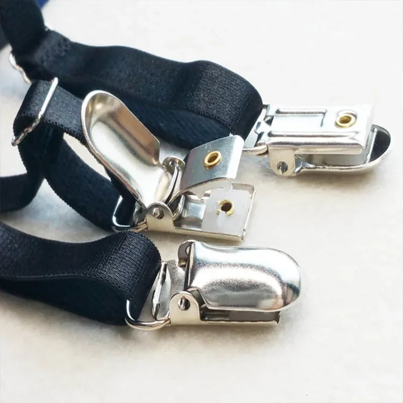 2PCS Suspenders for Shirt Garter Belt Holder Strap Hangers Men Pants Braces Tactical Stocking DB05 241122