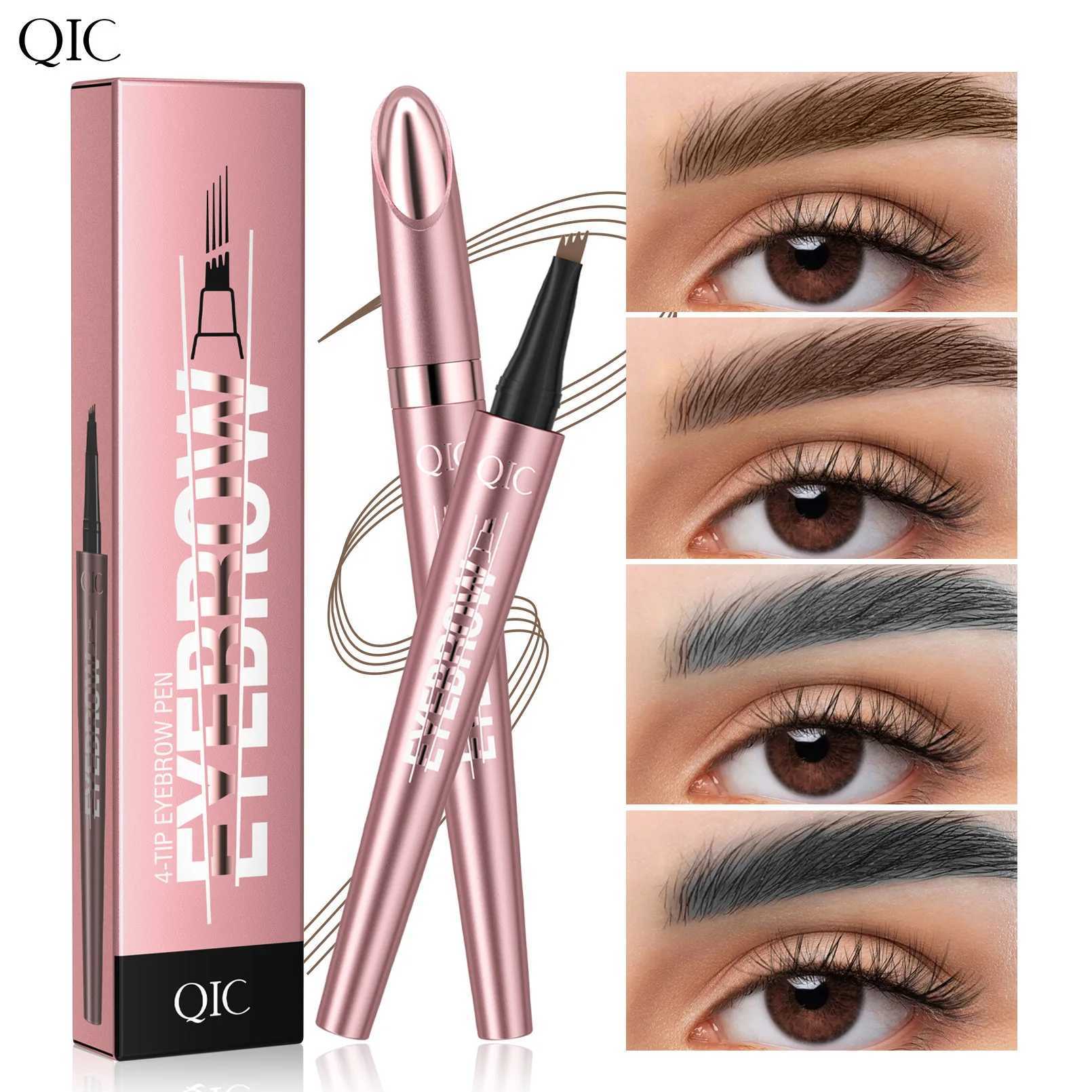 QIC rose gold four claw eyeliner wild eyeliner waterproof smooth tasteless four prong liquid eyeliner W241205