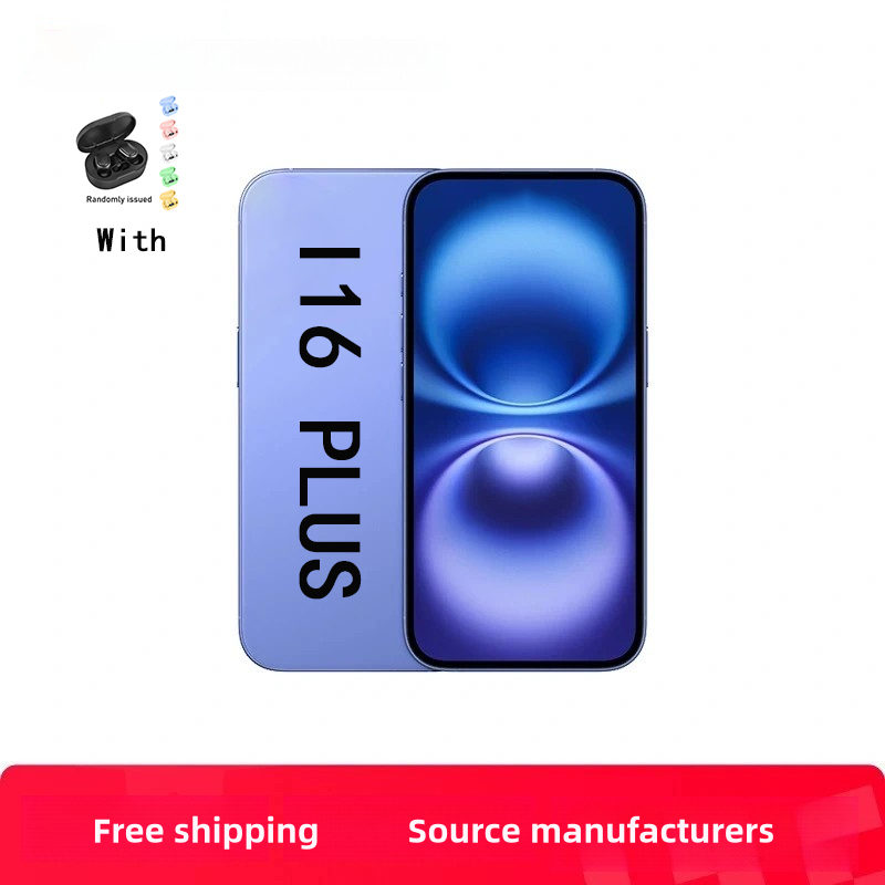 I16 plus cell phone 6.7 inch smartphone 4G LTE 5G smartphones 16GB RAM 1TB Camera 48MP 108MP Face ID GPS Octa Core android mobile phones whith Ta