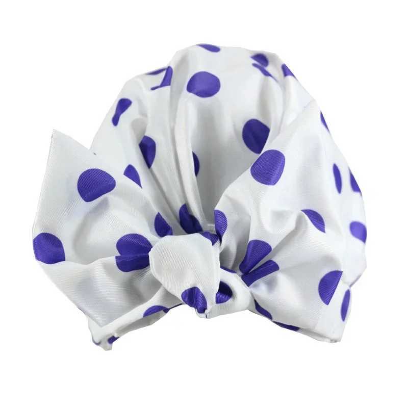 Waterproof Women Shower C Reusable Elastic Band Bath Hair Cover Salon Shower C Hat Bathroom AccoriesXJ241205