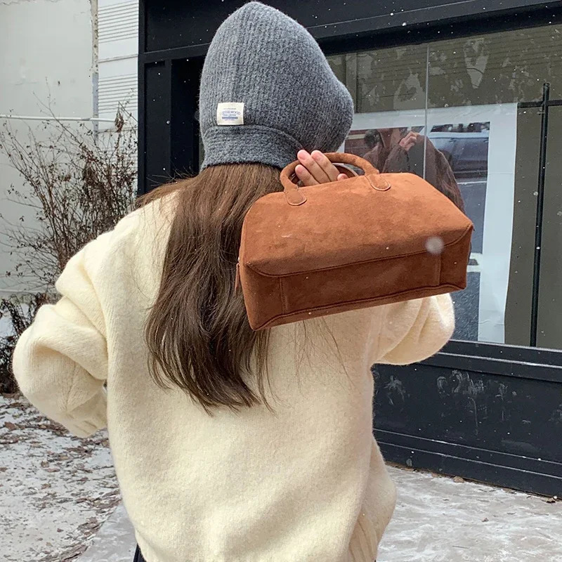 South Korean Balaclava Hat Winter Solid Label Hat Scarf Set Warm Thick Knitted Earrings Beanie Girls Year Accessories Gift 241205