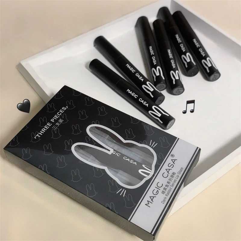 3pc/pack Nude Lip Stick Set Matte Lipstick Black Velvet Lip Tint Waterproof Sexy Red Liquid Lipglaze Lips Beauty Makeup CosmeticXJ241205