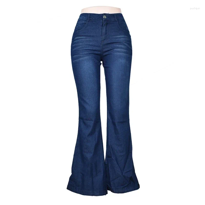 Womens Jeans For Women In Spring And Autumn Style High-waisted Slimming Tall Design Straight Floor-length Wide-leg Long Pants