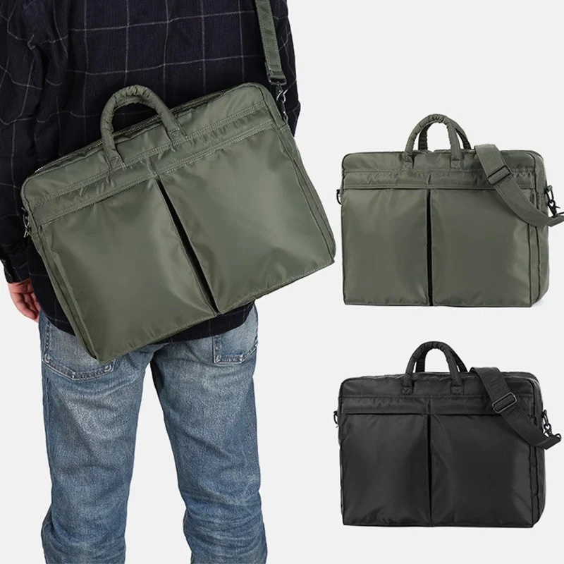 SS Japanese Style Classic Men Crossbody Bag Oversized Fanny Pack Waterproof Nylon Cloth Single Shoulder Sling Bags 241204