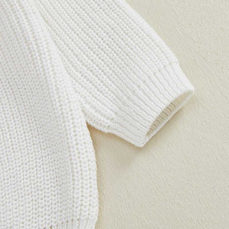 St. Patricks Day Care Knitted Sweater Green Clover Embroidery Staff Collar Long Sleeve Lanka Irish Boys and Girls Baby Clothing W241205