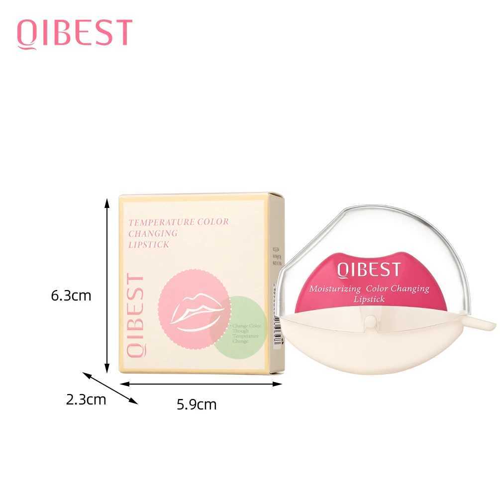 QIBEST Lip-Shaped Lipstick Moisturizing Long Lasting Color Changing Lipstick Makeup Peach Lazy Lipstick Lip Stain Tint CosmeticsXJ241205