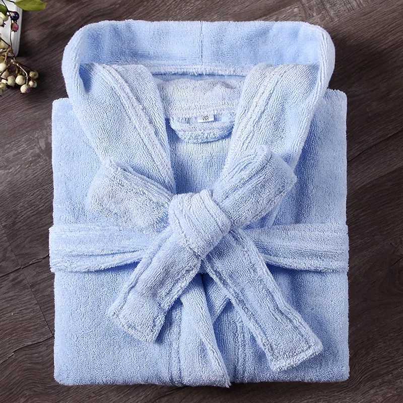 Childrens cotton Terry Bathrobe Spwear white towel evening gown loose casual hoodie childrens pajamas W241204