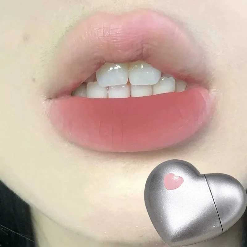 Velvet Matte Lipstick Lip Mud Black Silver Heart Lip Gloss Lips Palette Nude Waterproof Lasting Lips Tint Mini Cosmetics MakeupXJ241205