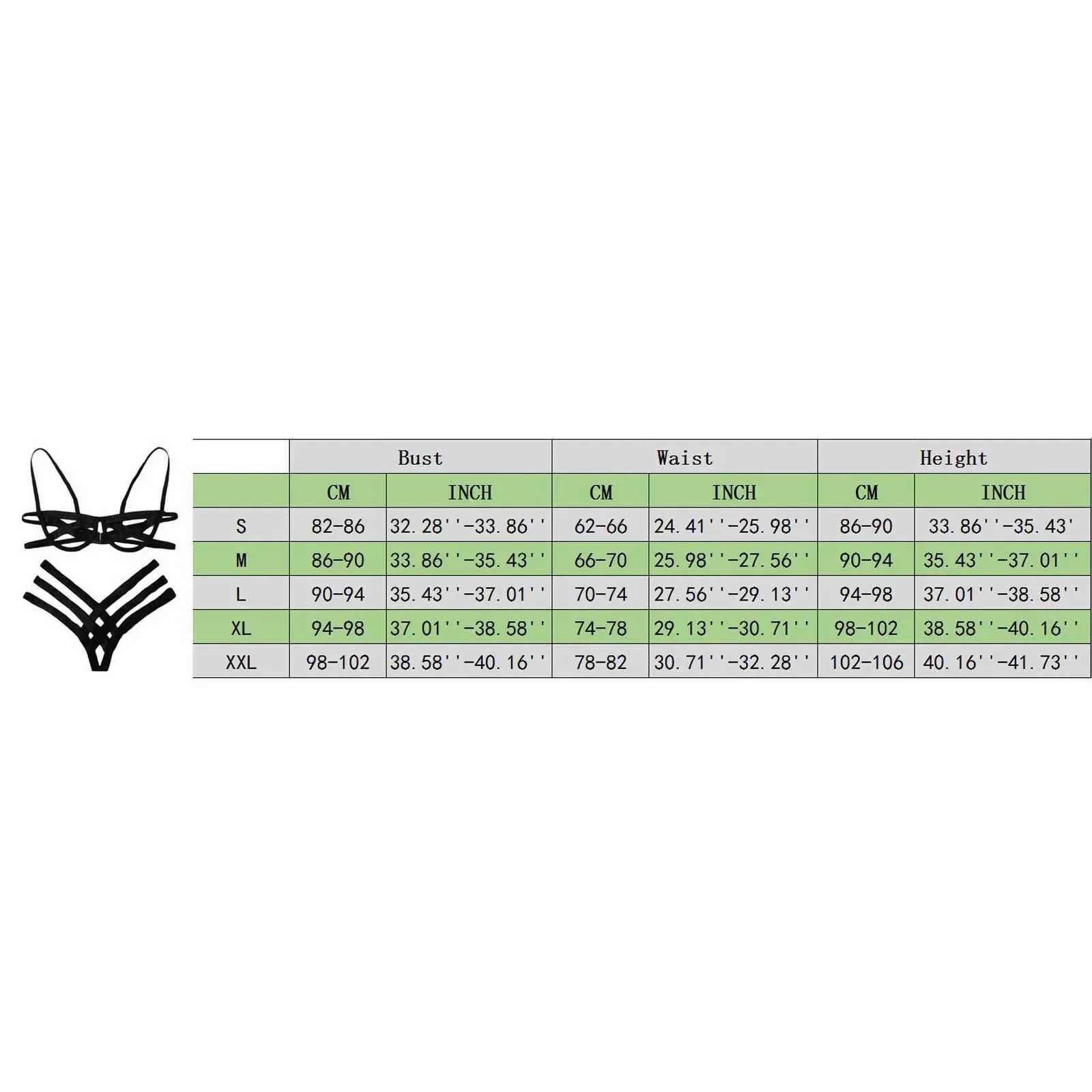 Bondage Harness Sexy Lingerie Bra Brief Set Women Erotic Hollow Out Black Cupless Cage Bra Thong Sexy Intimates Exotic UnderwearXJ241205