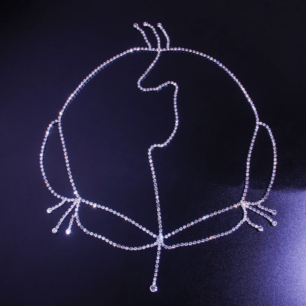 Simple Hair Chain Band Accessories for Women Party Crystal Headpiece Bridal Forehead Jewelry Tiara Fringe Headdress 241122