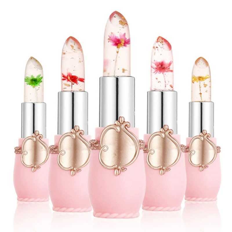 Waterproof 6-color Transparent Moisturizing Jelly Color Changing Lipstick Temperature Changing Flower Lipstick Lip BalmXJ241205