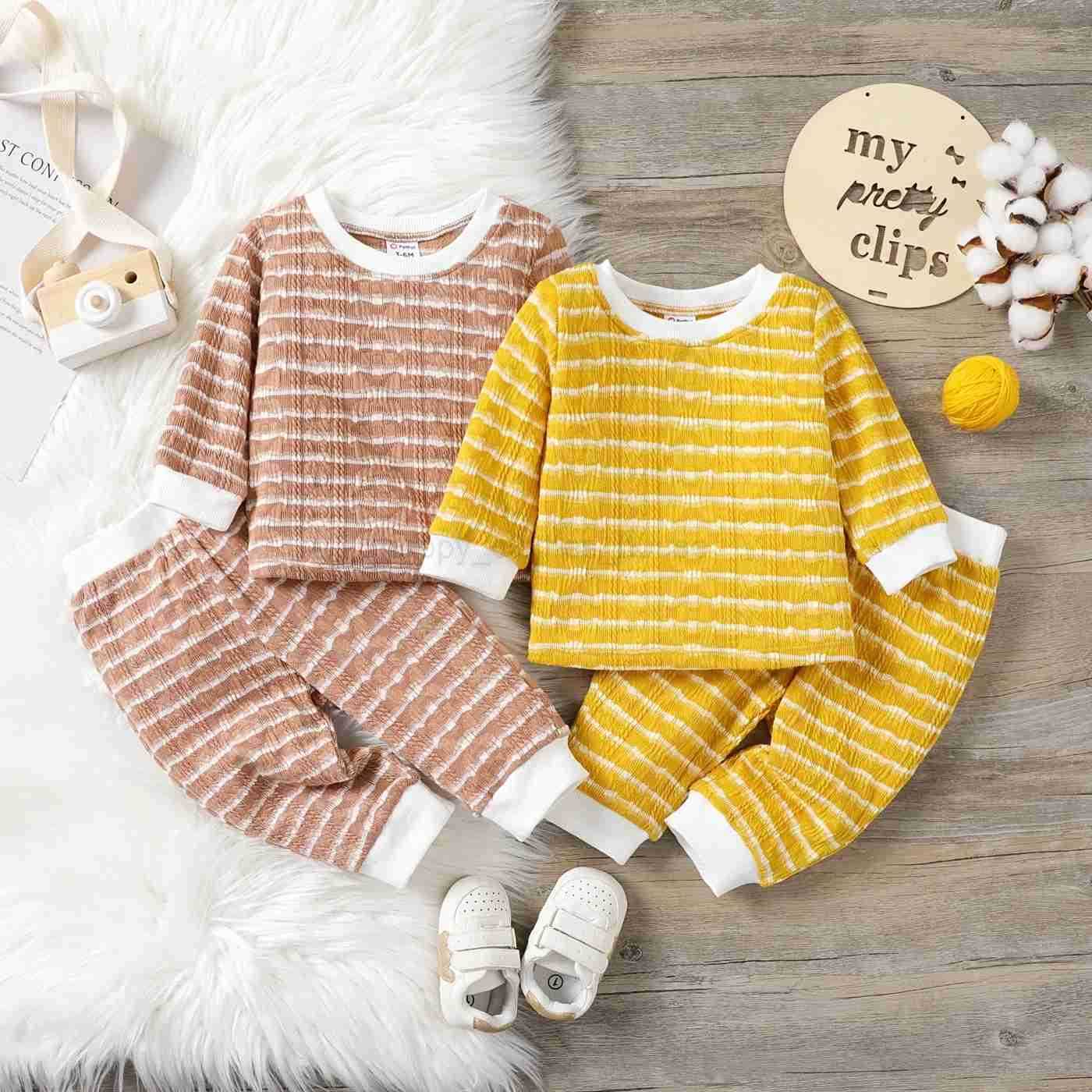 2pcs Baby Boy Casual Long Sleeve Set Season Soft and Comfortable Perfect for Outings and Daily Wear Basic SleXJ241205