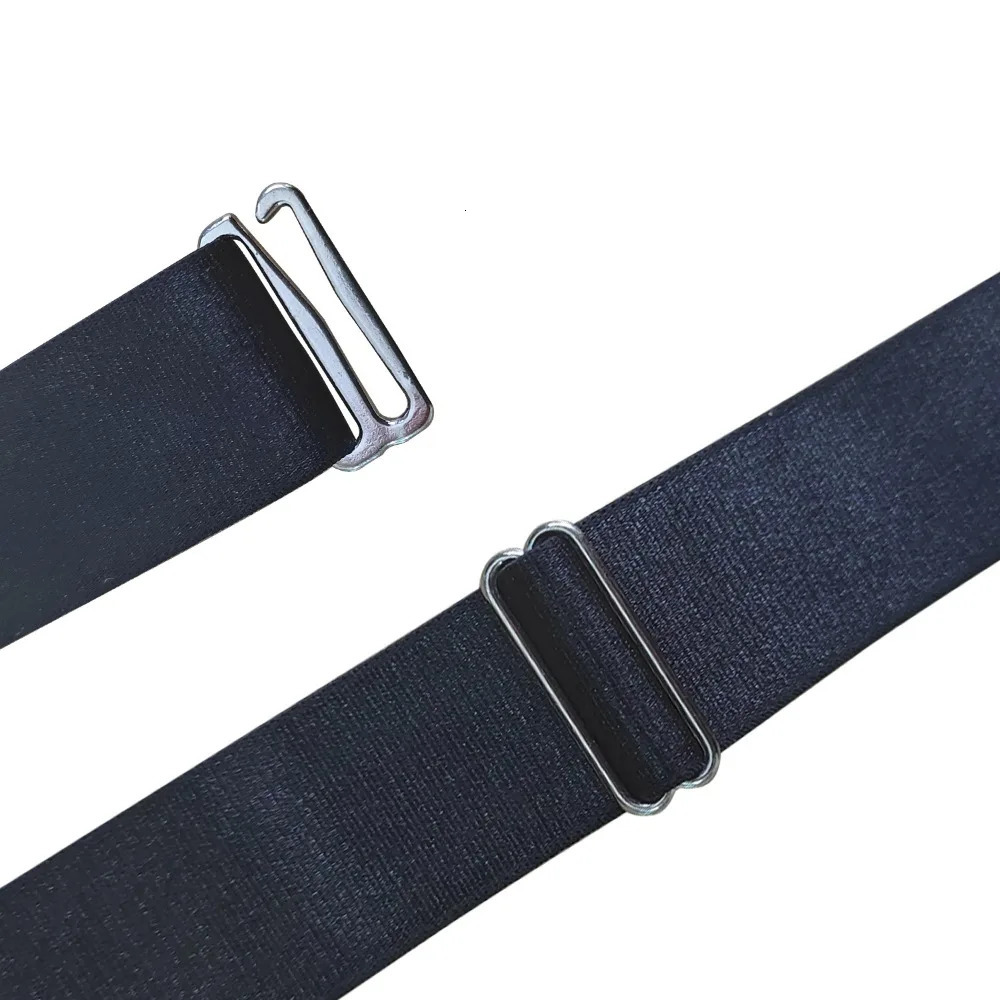 1 Pair Men Shirt Stay Belt with Nonslip Locking Clips Adjustable Lock Tirant Shirts Tucker Leg Thigh Suspender Garters Strap 241122