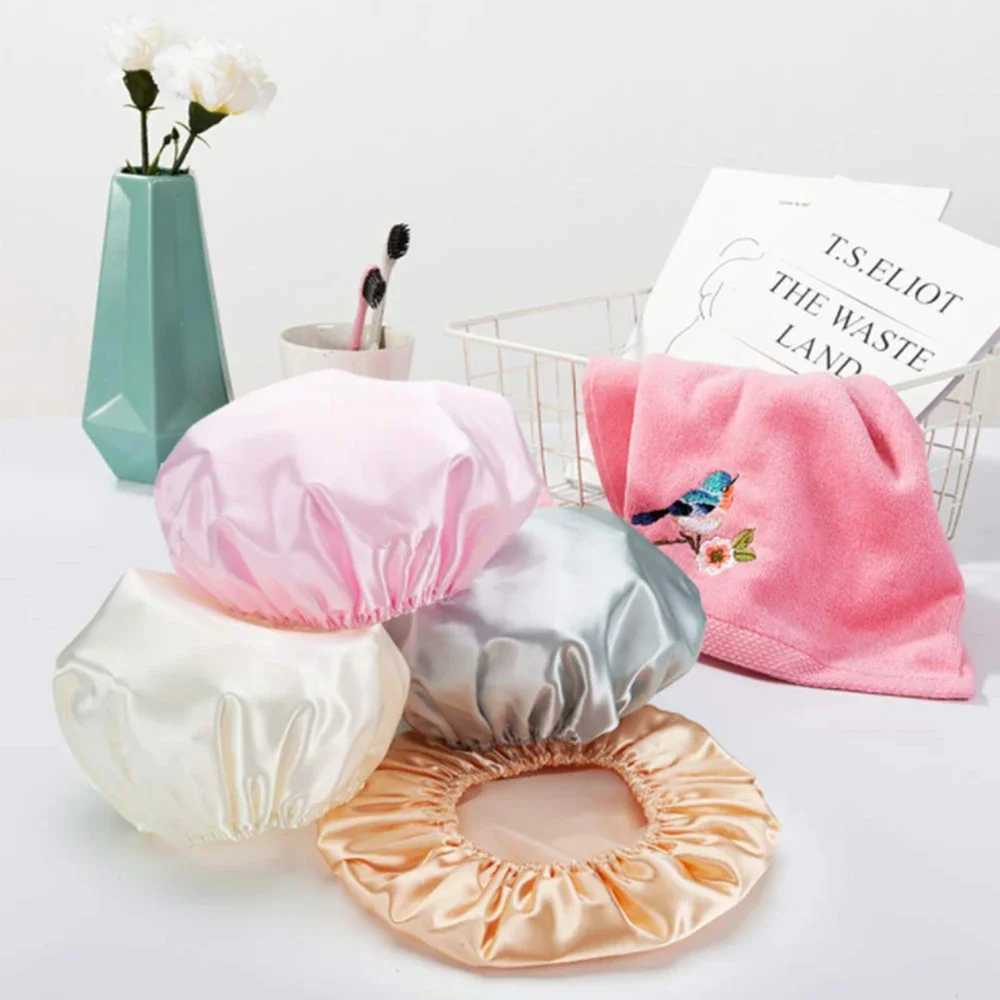 Waterproof Bath Hat Bathroom Shower Hair Cover Women Supplies Shower C Adult Shower Bath Bathing Cs Bathroom Shower CsXJ241205