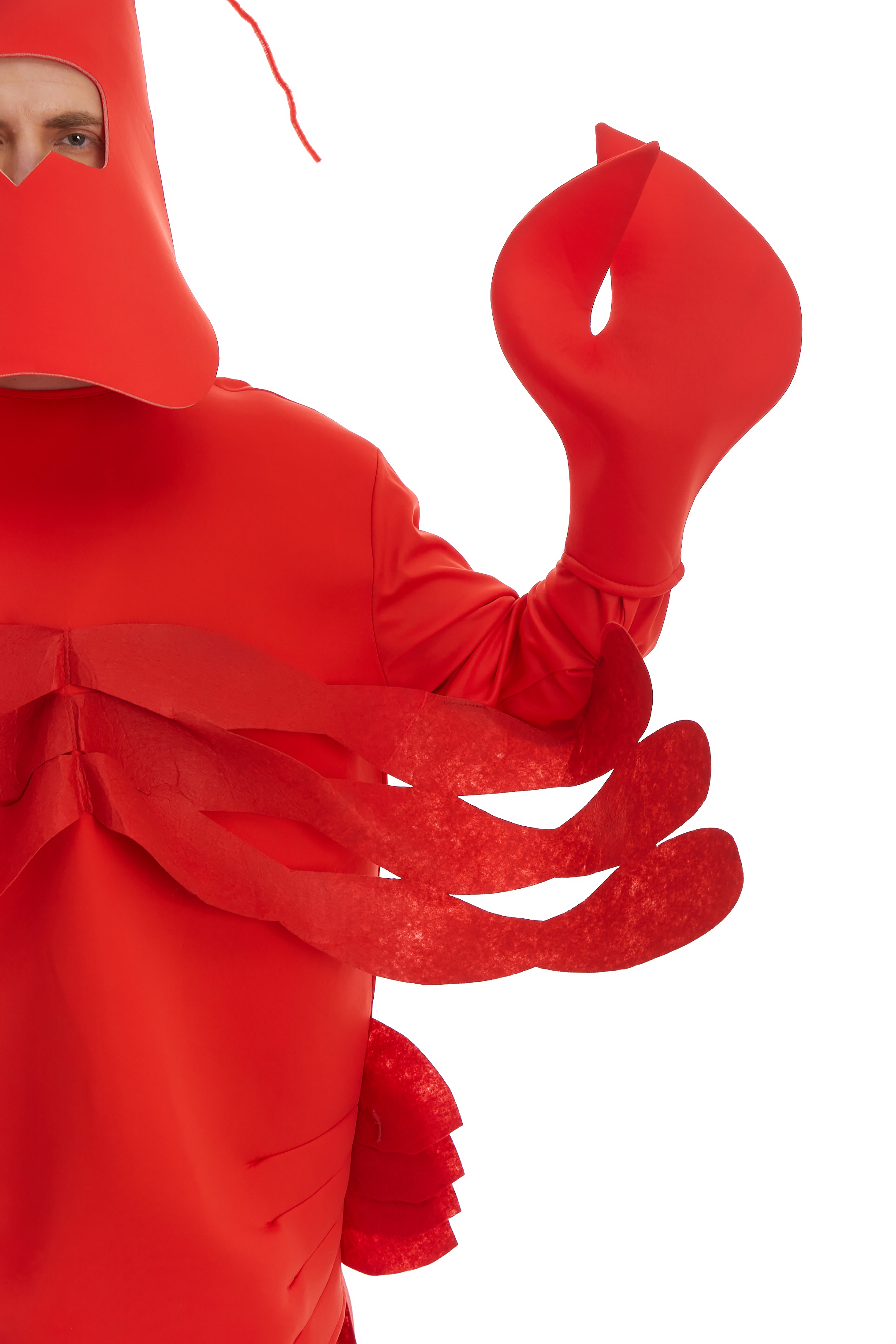 Stylish 3 Piece Costume with Lobster Design - Perfect for Fancy Dress Events