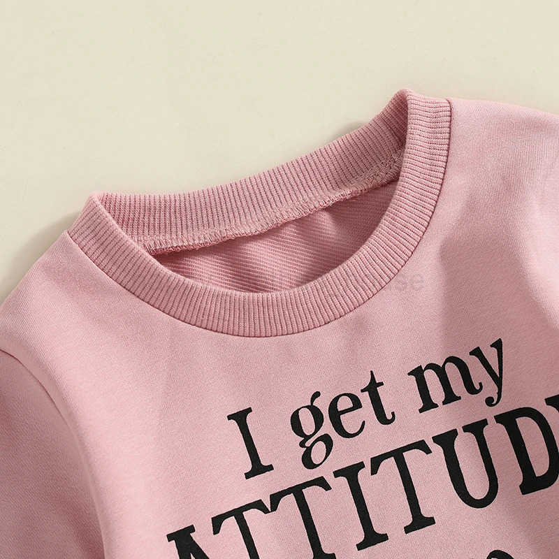 Toddler Baby Girl Boy Spring Fall Outfit Letter Print Sweatshirt Jumper Trouser Jogger Matching Clothes SetXJ241205