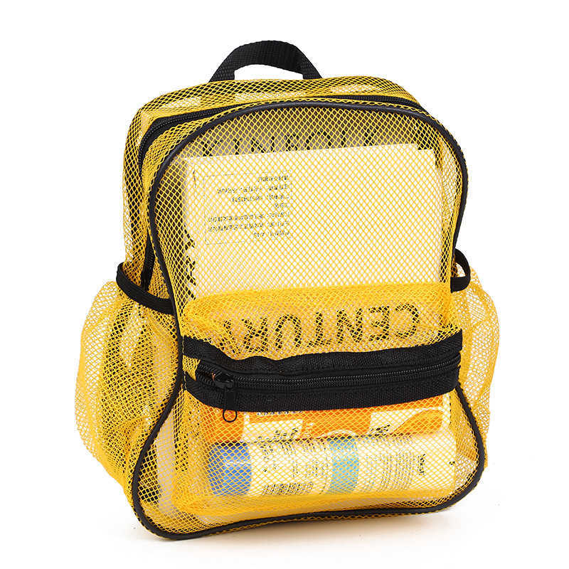 High Load-bearing Mesh Backpack, Transparent and Convenient Beach Bag, Children's Backpack, Temupcc Certification