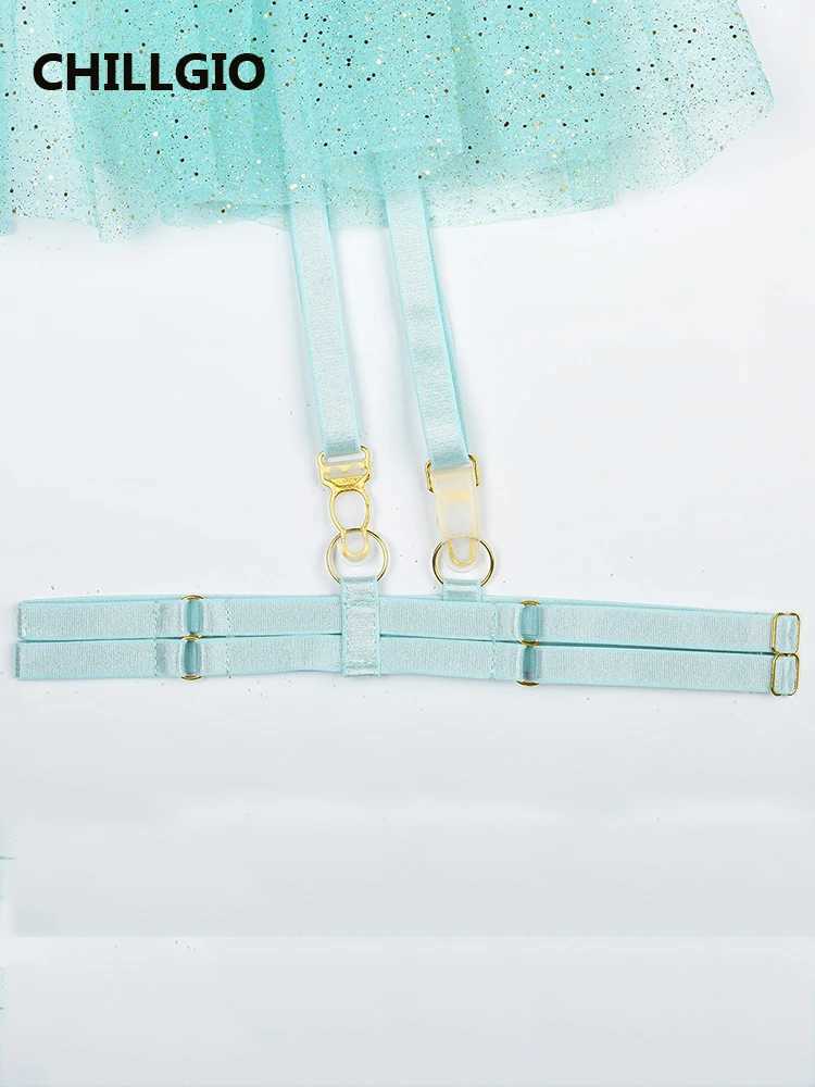 LLGIO Women Embroidered Floral Bra Brief Suits Sexy Hotsweet Glitter Sequins Push Up Lingerie Fashion Mesh Underwear SetsXJ241205