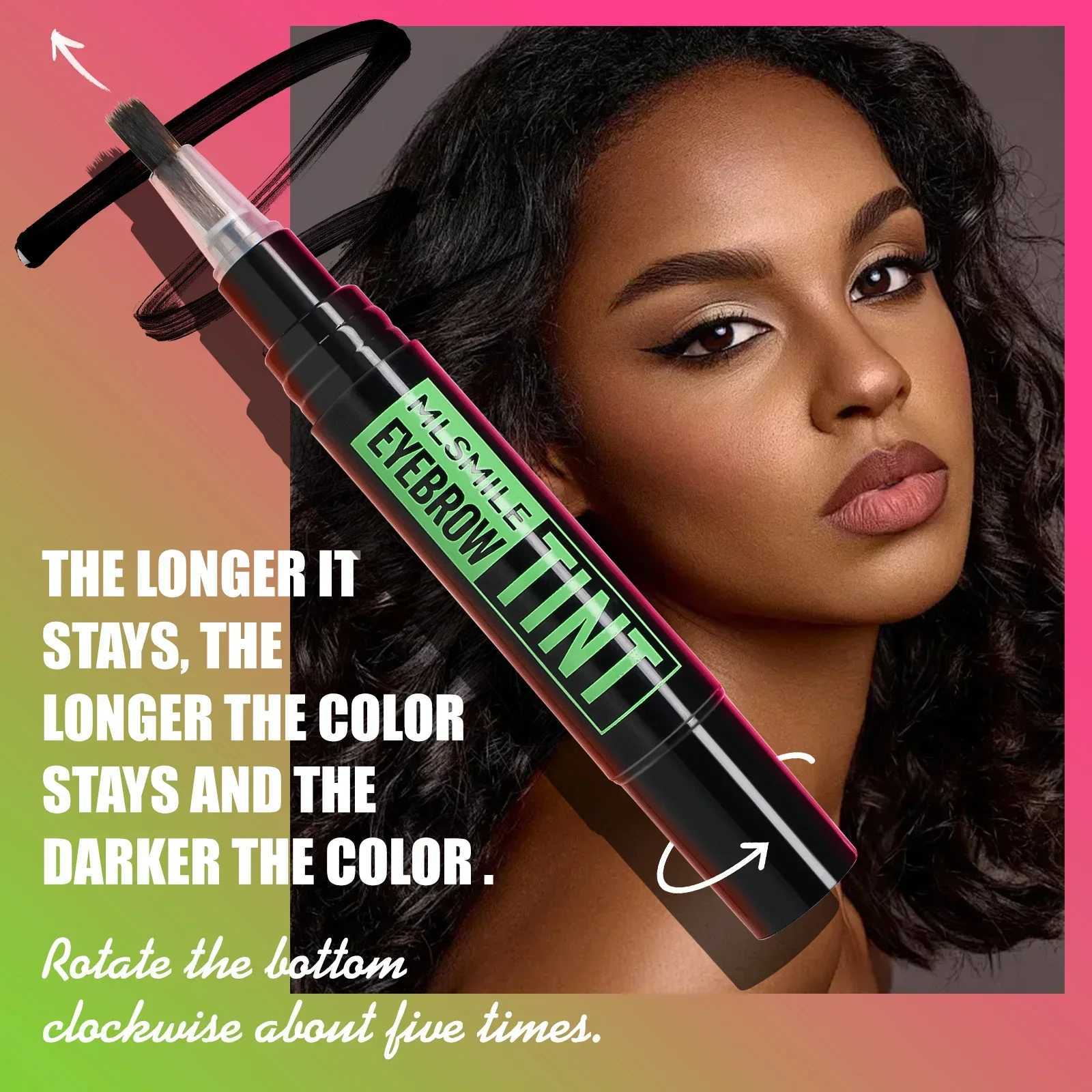 Rotating liquid eye brush dye crayon long-lasting coloring for 2 weeks waterproof makeup eye cream template kitW241205