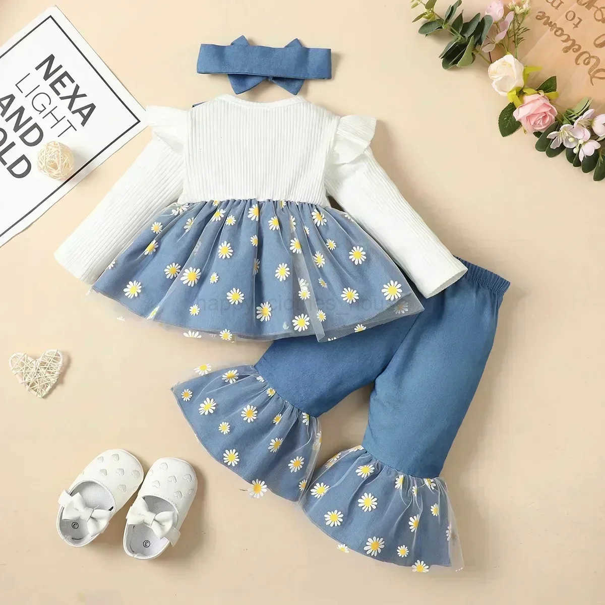 Baby Girl Clothes Set Newborn Clothes 0 3 Months Baby Cloths Girl Autumn Toddler Fall Clothes Baby Girl OutfitsXJ241205