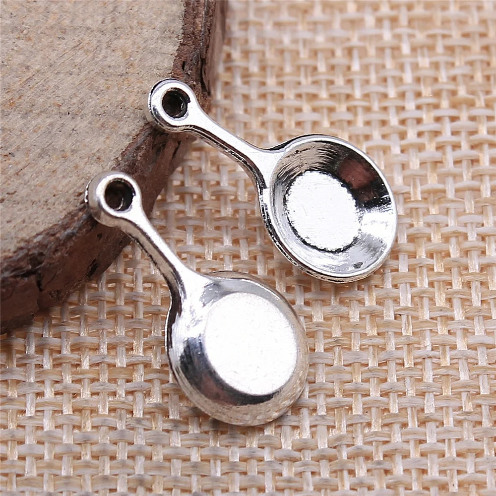 WYSIWYG 20pcs 22x10mm Pendant Pan Kitchenware Charm Pendants For Jewelry Making 241122