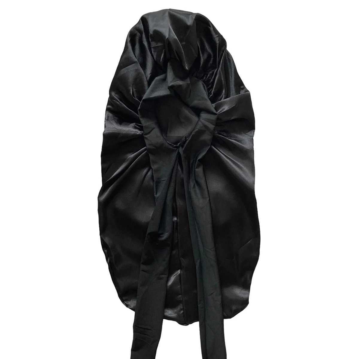 Lastic Wide Edge Satin Bonnet Long Hair Hat Sleeping Hats Wr Night C Hair Care Bonnet For Women Men Unisex CXJ241205