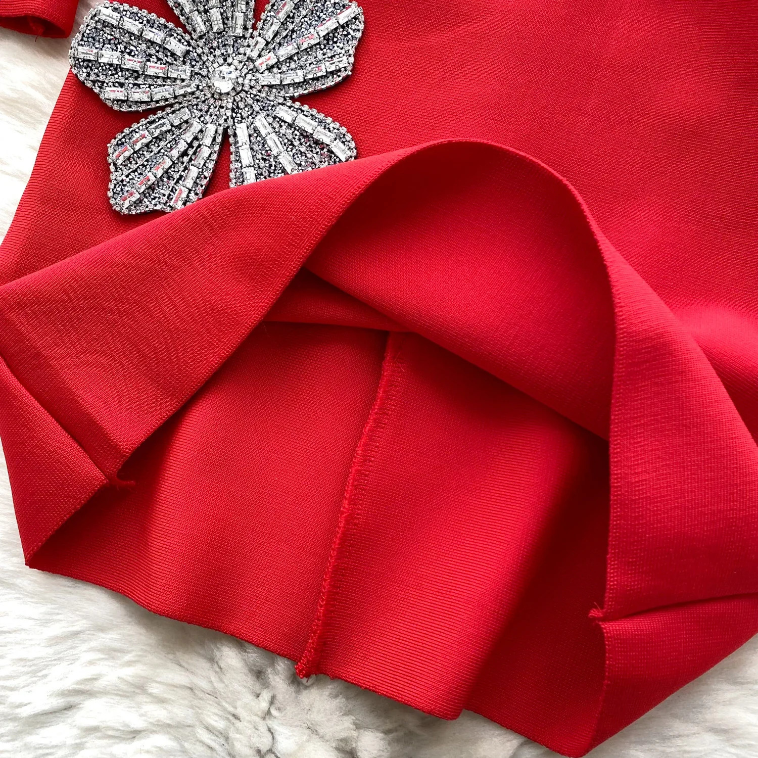 Elegant Twopiece Sets Stand Neck Long Sleeve Chic 3D Floral Top Slim High Waist Short Skirt Evening Street Autumn Clothing 241205