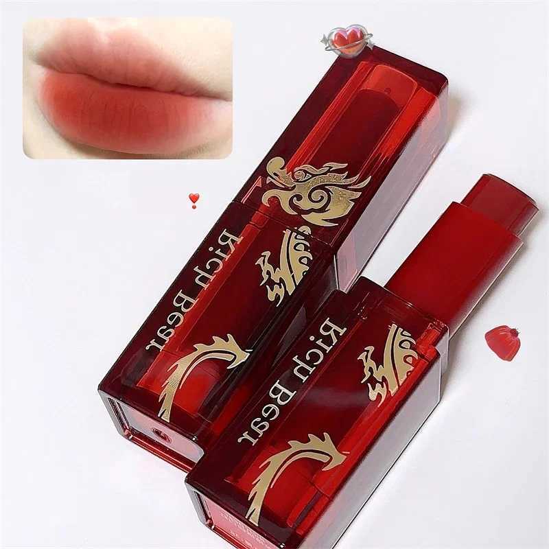 5 Colors Matte Velvet Sexy Red Lipstick Tint Makeup Matte Lip Gloss Waterproof Lipgloss Long Lasting Lip Glaze Korean CosmeticsXJ241205