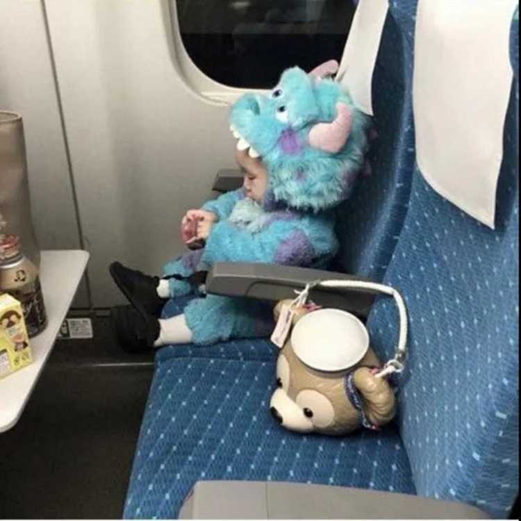 Pajamas baby romper Sullivan monster cartoon shooting suit children thick autumn winter clothes cute animal pajamas Monsters Inc H241205