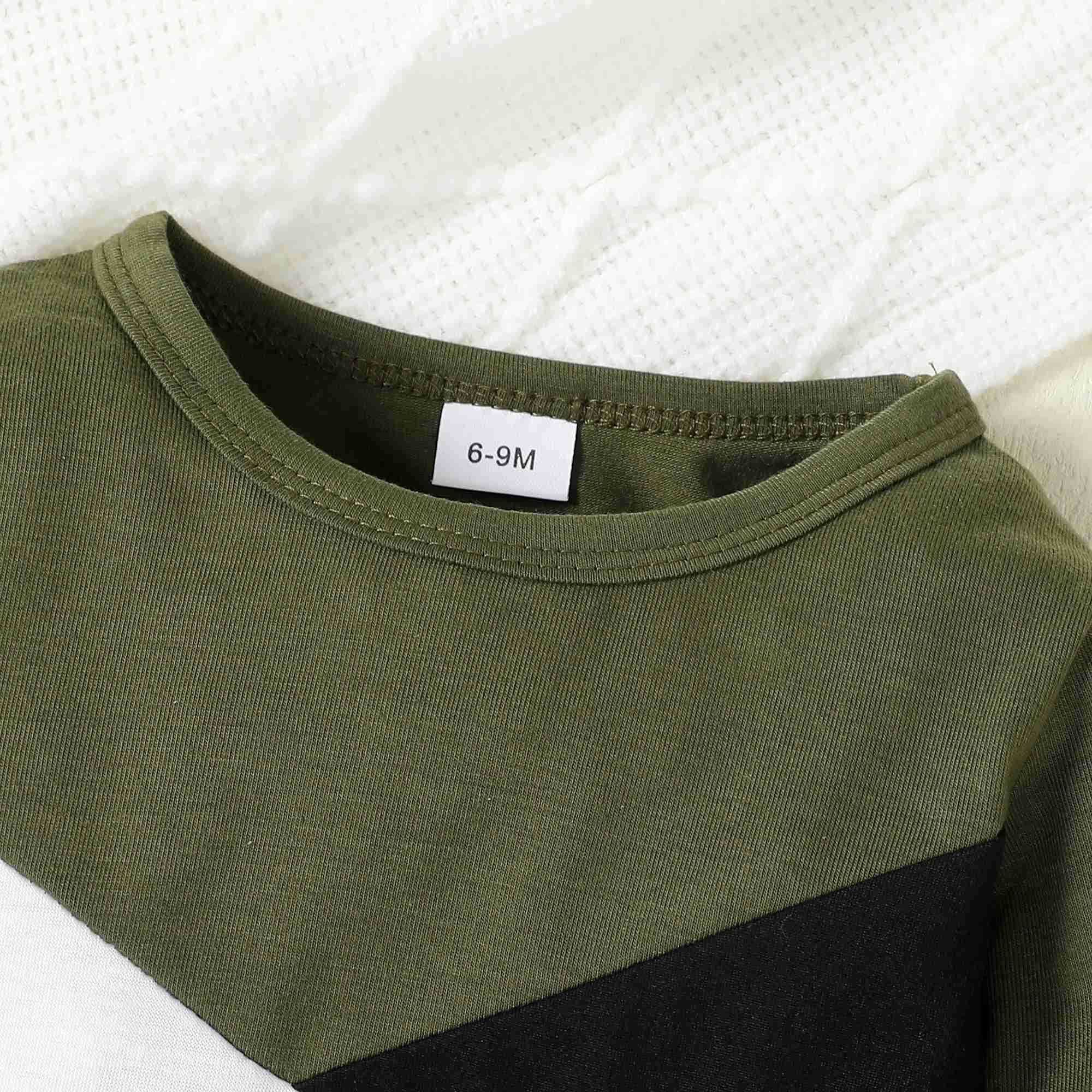 2pcs Baby Boy Clothing Casual Long Sleeve Crewneck Top Letter Print Pants Baby Set Spring Fall Winter For Toddler Baby BoyXJ241205