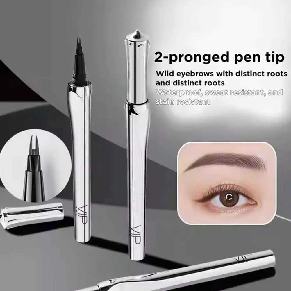 Micro Fork Tip Eyebrow Pen Long lasting Waterproof Brows Pencil for Women Pen Micro blading Eyebrow Pencil 2 Fork Tip W241205