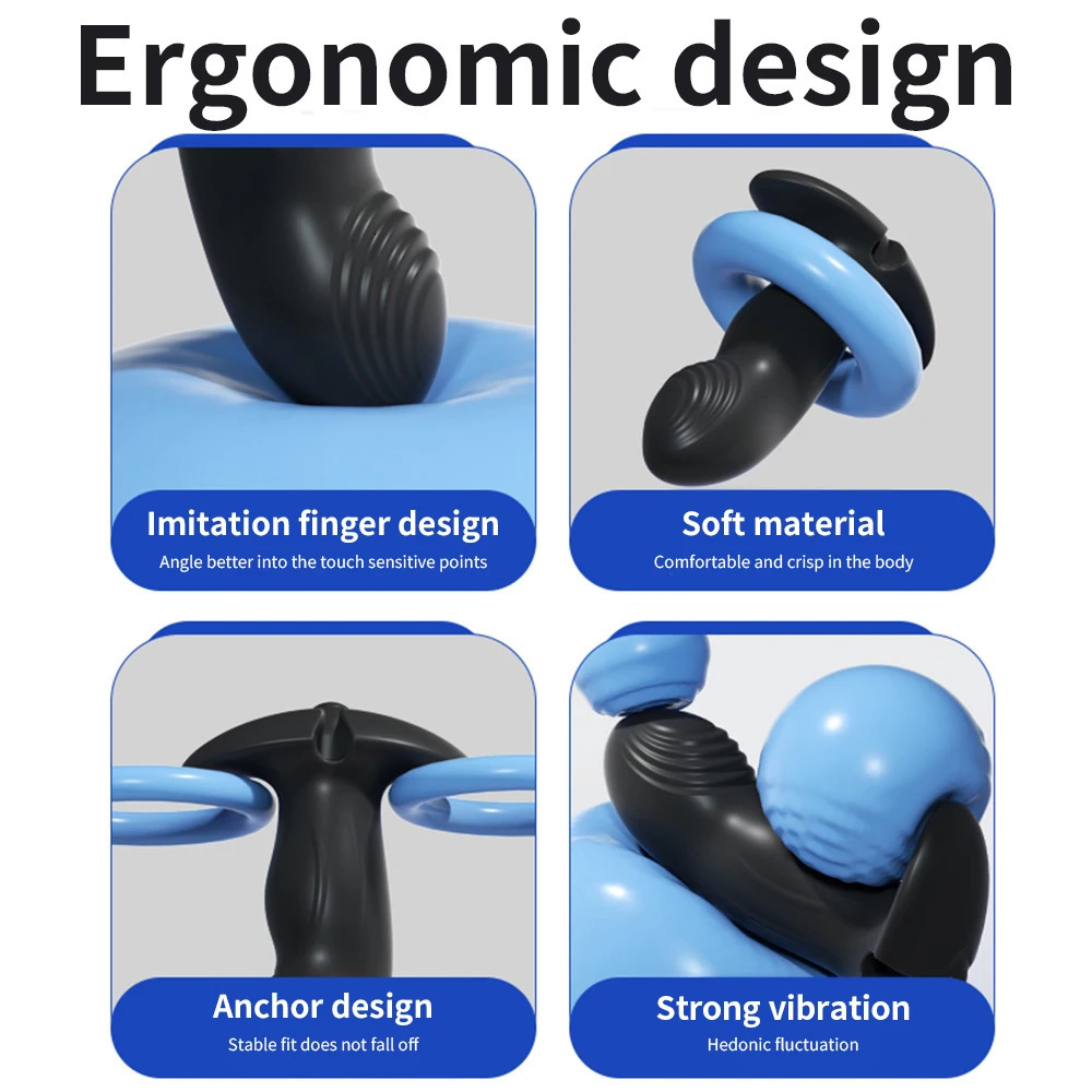 Male Prostate Massager APP Control Anal Vibrator Dildo Vibrating Butt Plug Perineum Stimulator Adult Sex Toys for Men Couples 241205