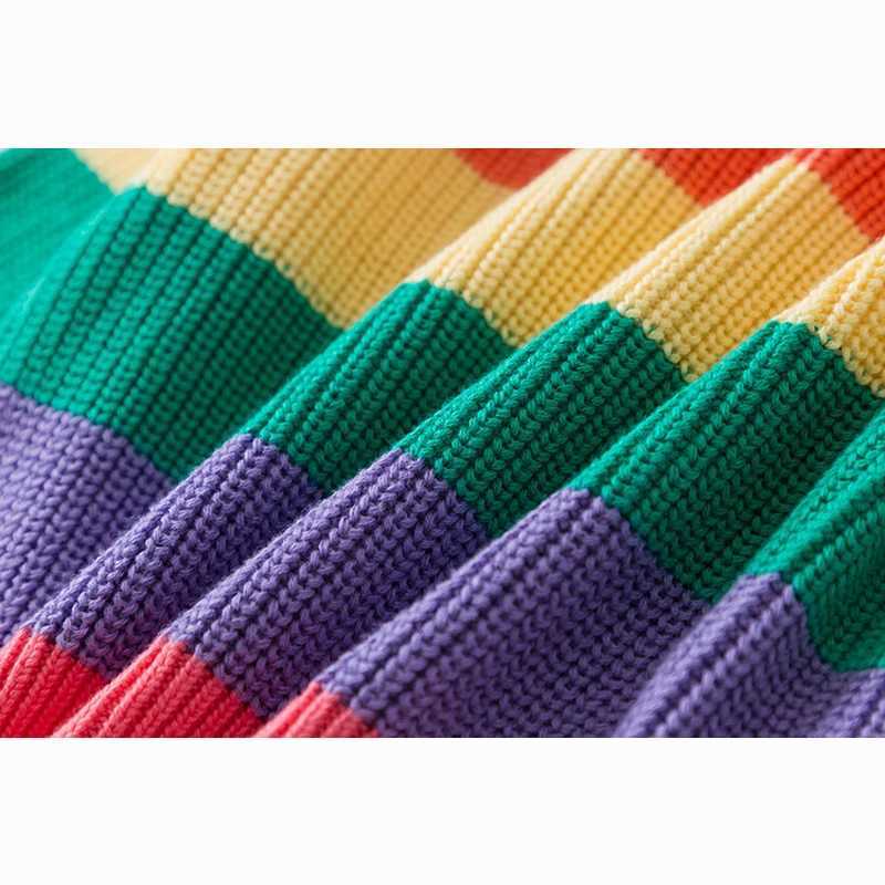 1-7T Autumn New Baby Boys and Girls Clothing Childrens Sweater Childrens Knitted Sweater Childrens Knitted Long Sleeve Baby Pullover Top W241205