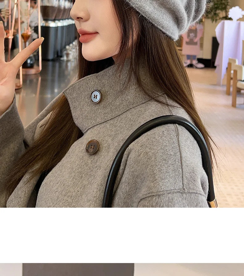 Fashionable womens knitted Beanie hat for winter warmth oversized outdoor skiing hat hip-hop striped hat thickness R76 241205