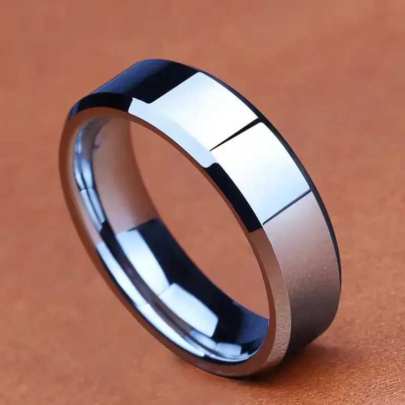 2024 Mens Charm Jewelry Ring Womens Stainless Steel Black Ring Wedding Engagement Band Quantity Matte Mens Jewelry W241205