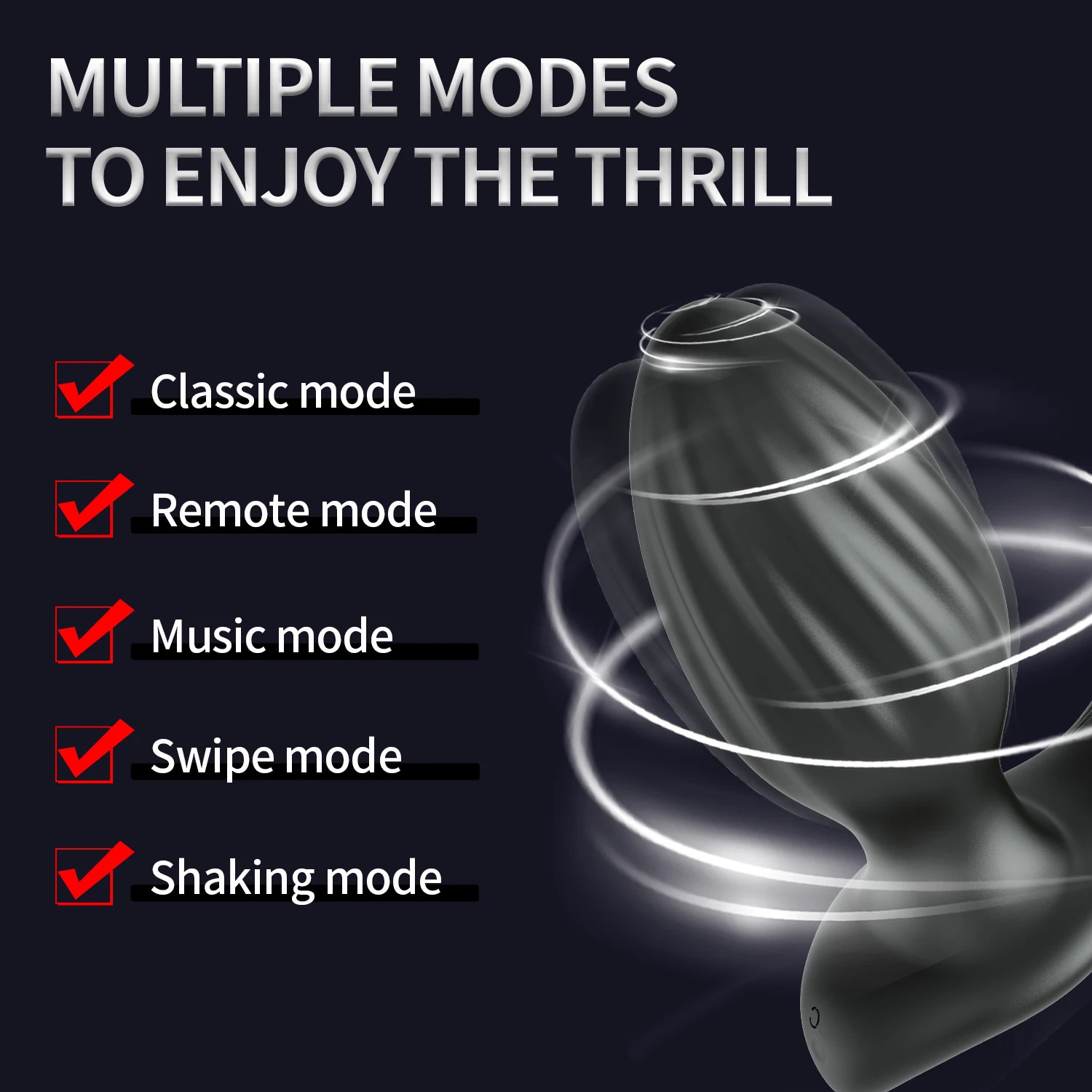 Bluetooth 360 Rotation Vibrating Anal Plug for Men 7 Speeds App Control Butt Plug Vibrator Prostate Massage Anus Adult Sex Toys 241205