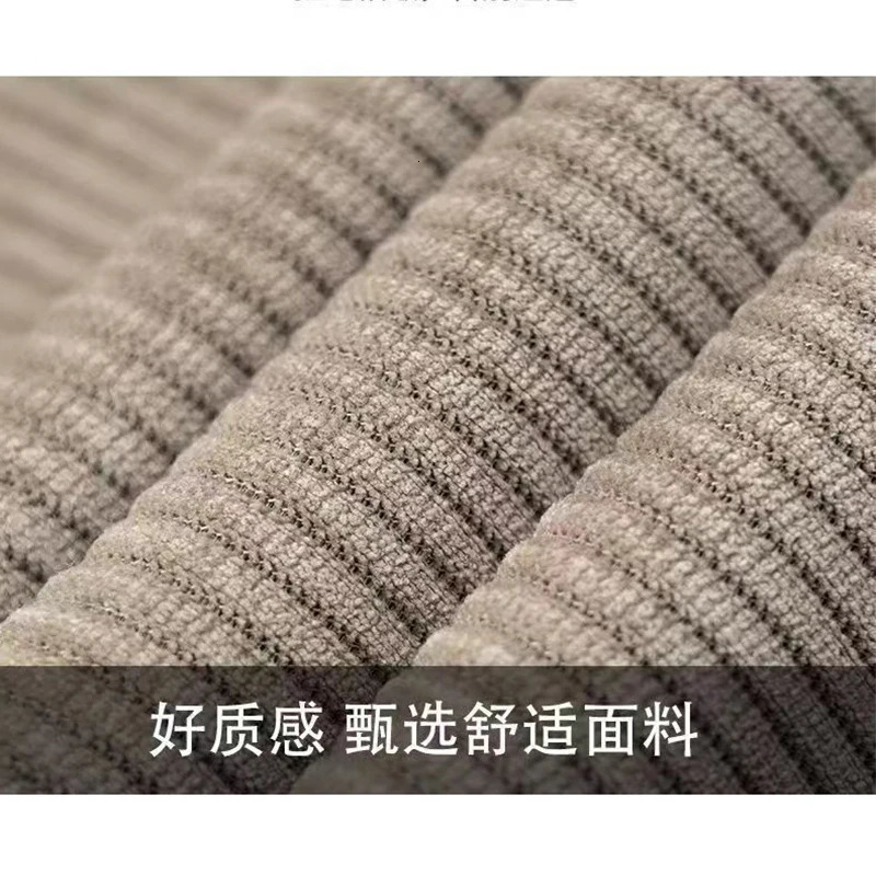 Autumn and winter elastic waist loose casual wide leg Corduroy pants for women with added velvet fashion full matching Trouser womens clothing 241202