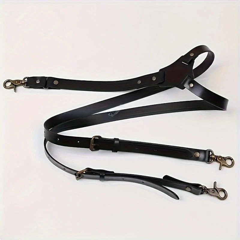 Retro PU Mens Suspenders Maintains A Fashionable And Elegant Look Perfect For Daily Wear An Ideal Choice Gift Giving 241122