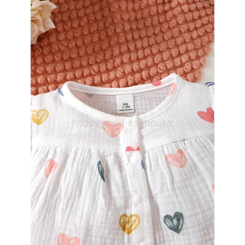 0-9 Months Baby Girl Clothing Set Love Printed Long Sleeve Round Neck Top+Pink Pants+Hat 3pcs Spring Autumn Lovely Clothing SetXJ241205