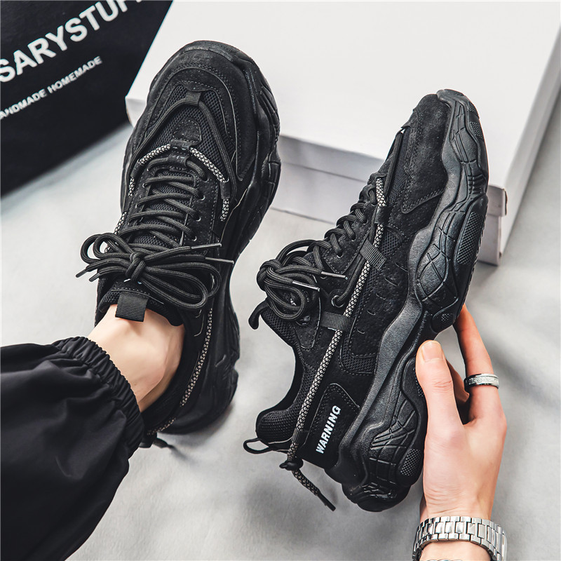 Men's Shoes Trend Casual Shoes New Fashion Shoes Thick-soled White Shoes Comfortable Breathable White Free shipping For Women Designer Dad Shoes 