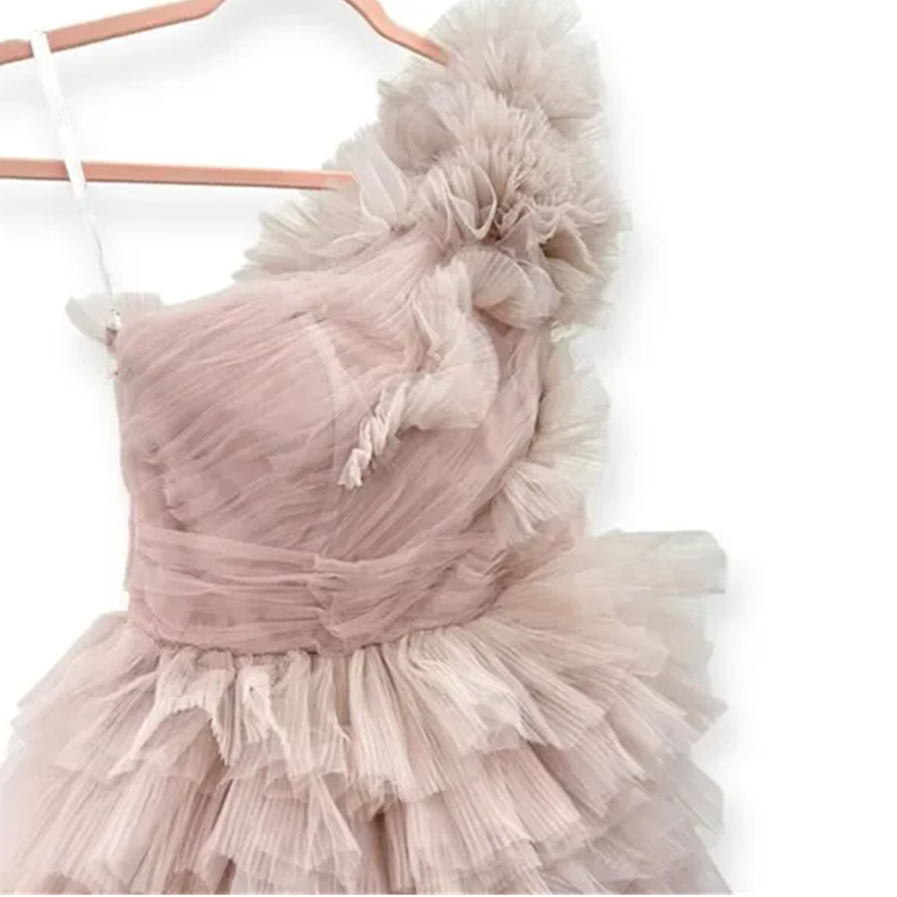 Pink Sequin Homecoming Dresses Bead Neck Short Prom Gown Pleated Skirt Robe De Tail Club Wears Prom Gowns Custom Made 01