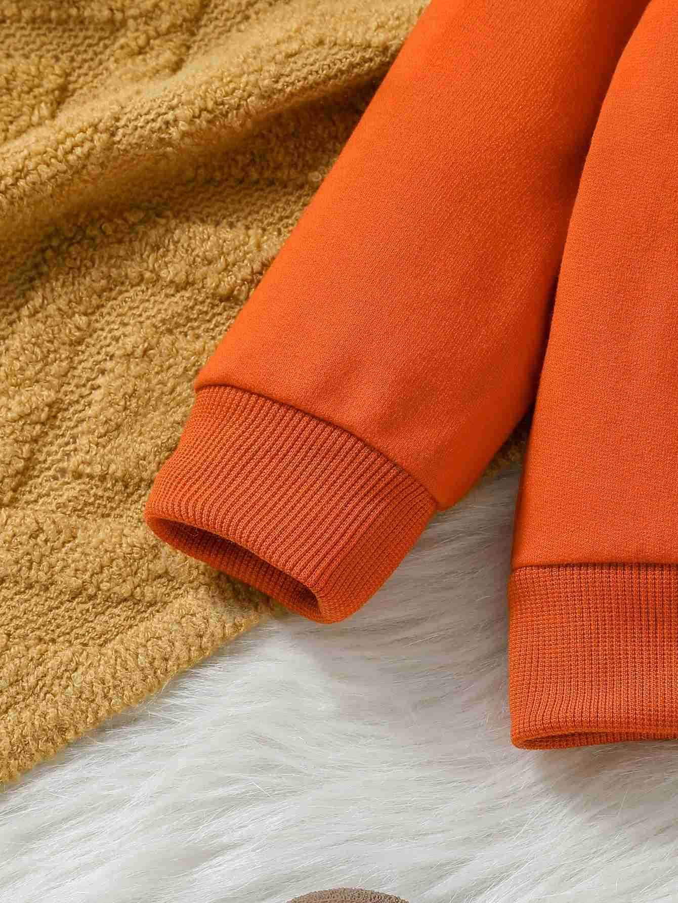 Baby boy autumn english letters printing long-sleeved Sweatshirt Top trousers With modern slish Clothing SetXJ241205