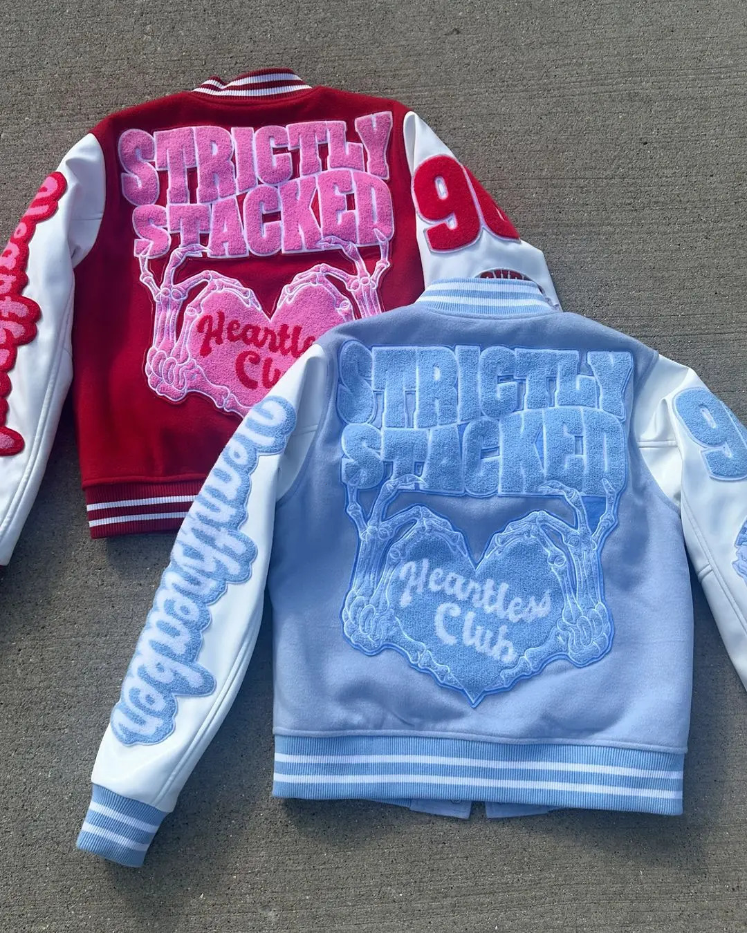 American high street patchwork embroidery mens jacket goth y2k style baseball sports olive wear Harajuku couple tops 241205