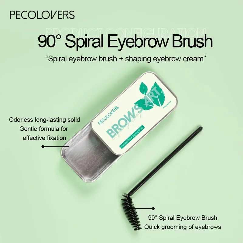 Pcs natural transparent pomade eyebrow shape soap eyebrow gel wax holder with brush makeup suitable for female eyebrow cosmetics W241205